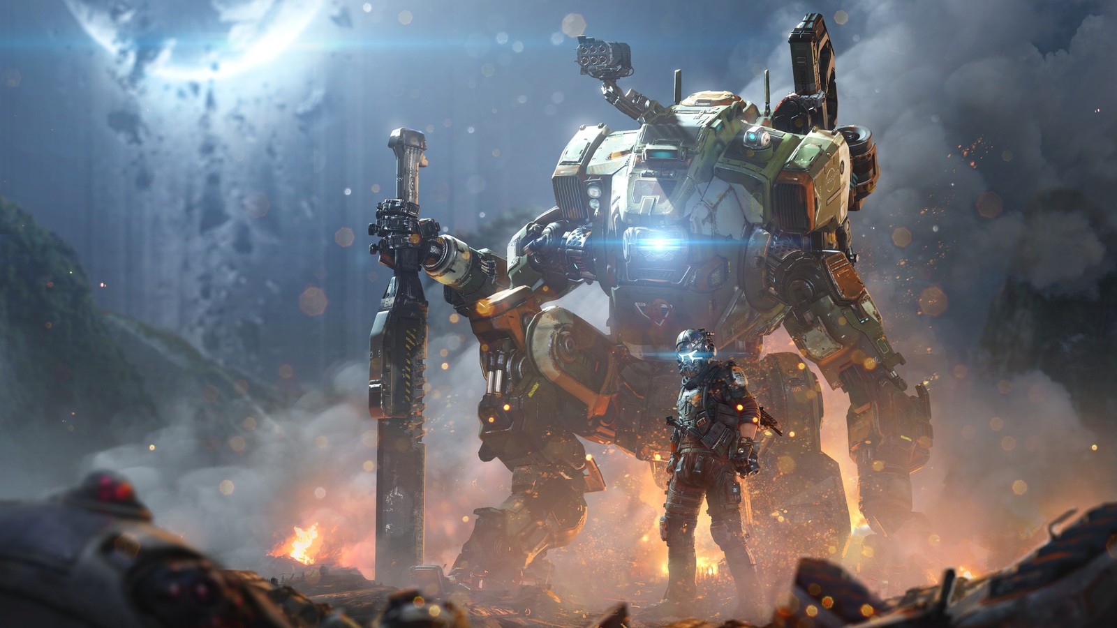 BT and Cooper from Titanfall 2 standing proud
